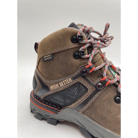 Irish Setter CROSBY 6" 83216 Women's NEW Safety-Toe Work Boot Brown US Size 10D - Picture 3 of 11